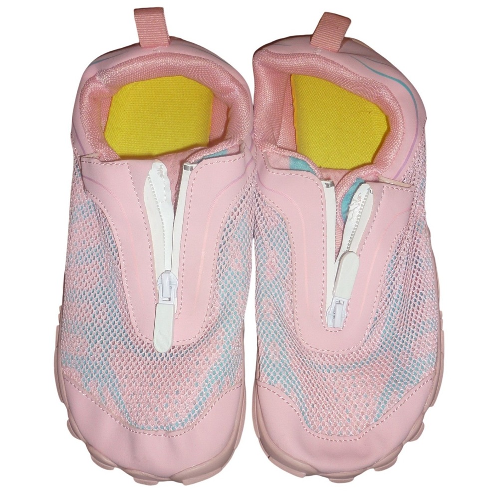 Barefoot Water Shoes Women 38 Pink Mesh Aqua Sneakers Minimalist‎ Zipper Shroud